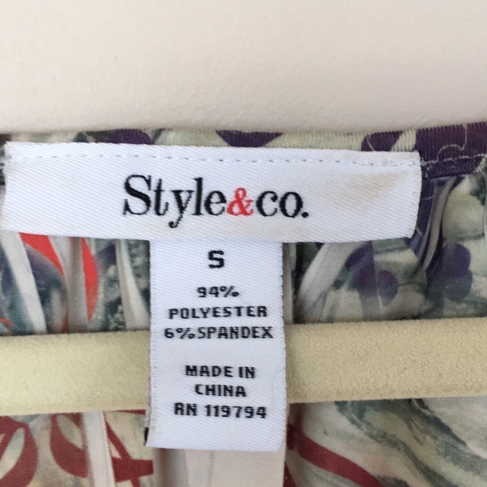 Style&Co. Boho Print Tunic Top - Picture 5 of 5